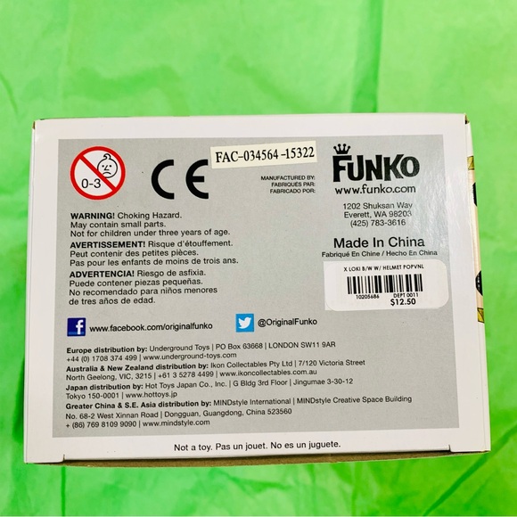 Funko Pop! Vinyl Marvel Loki Black & White Hot Topic Exclusive - Picture 3 of 7